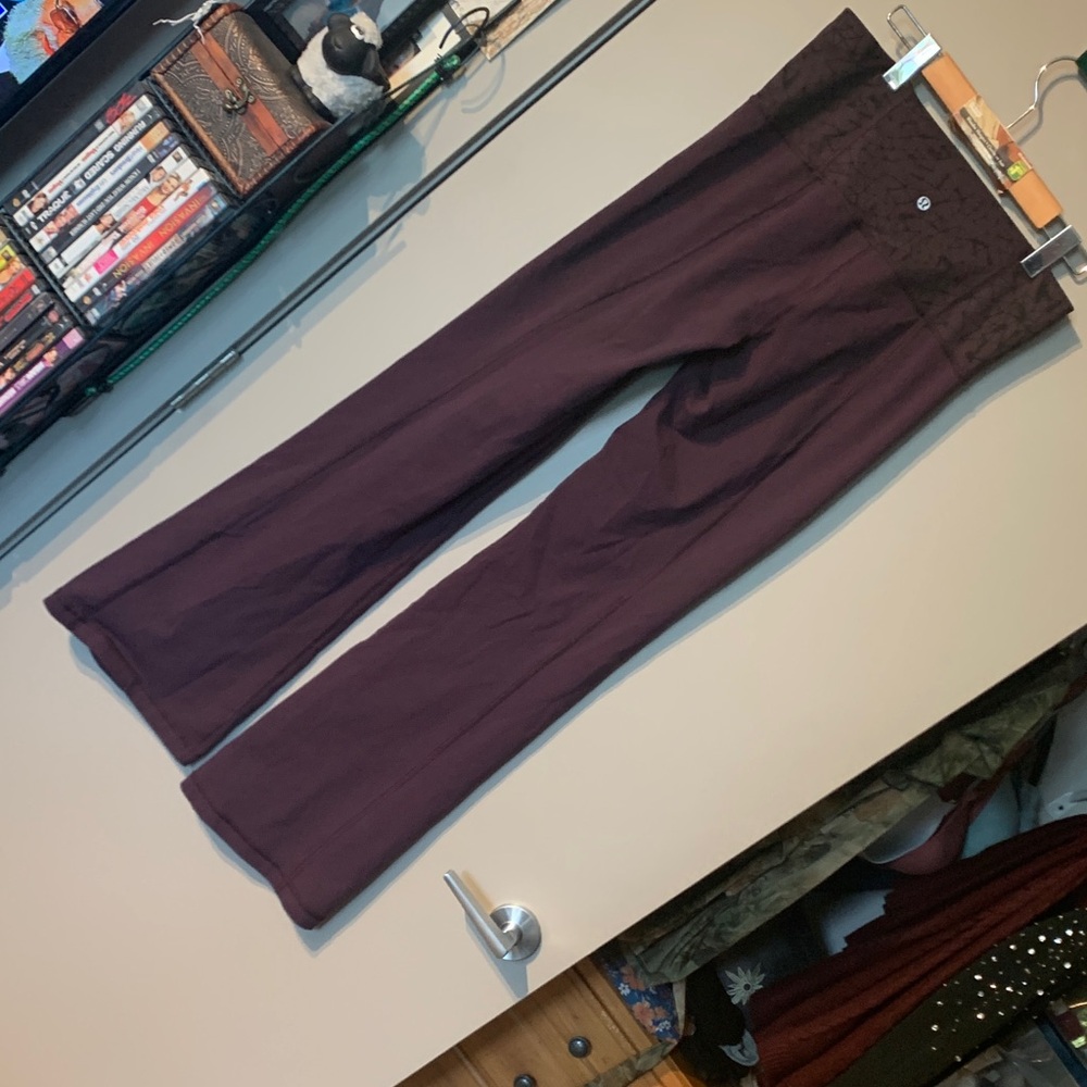 Lululemon Athletica Patterned Brown Leggings